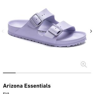 Birkenstock Arizona essentials Eva. Color purple fog. Size 7-7.5.